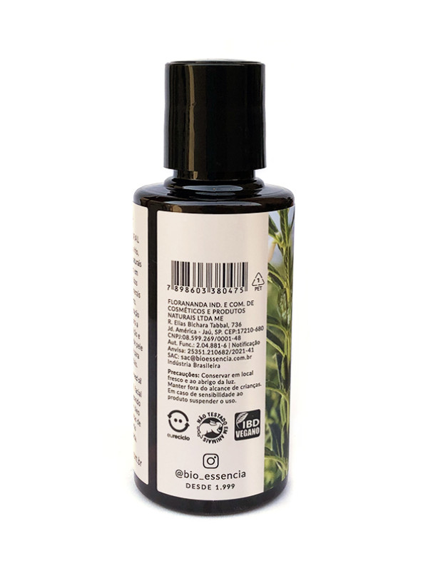 Óleo vegetal de Gergelim Orgânico 100ML (Validade: 31/12/2026 - Lote: 260102/O)