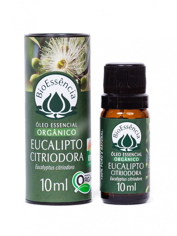 Óleo Essencial de Eucalipto Citriodora Orgânico 10ML 