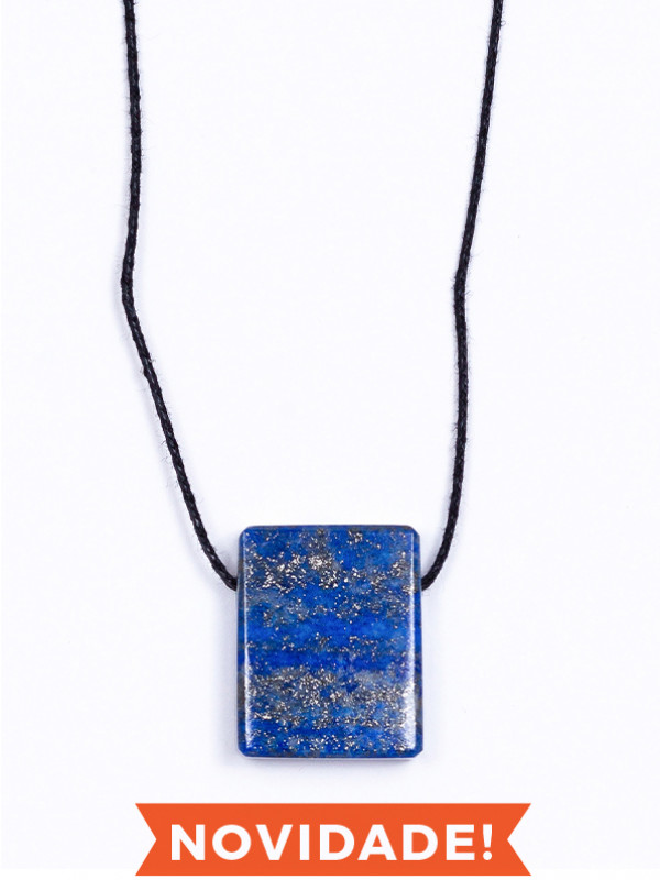 Colar Aromático Minimalista - Lapis Lazuli