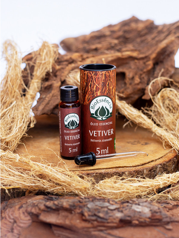 Óleo Essencial de Vetiver 5ml - BioEssência