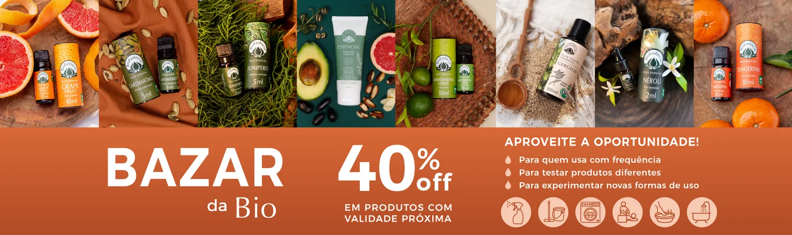 Bazar da Bio — 40% OFF em produtos com validade próxima