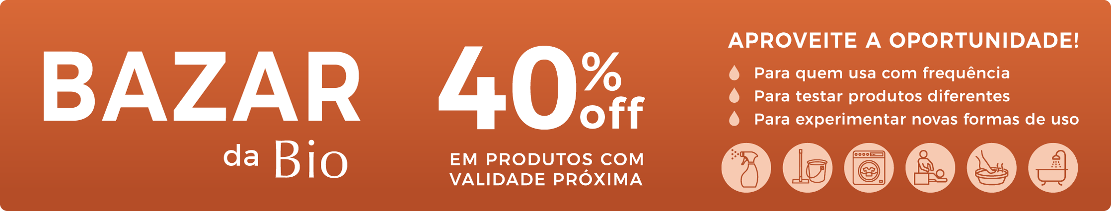 Bazar da Bio — produtos com validade próxima